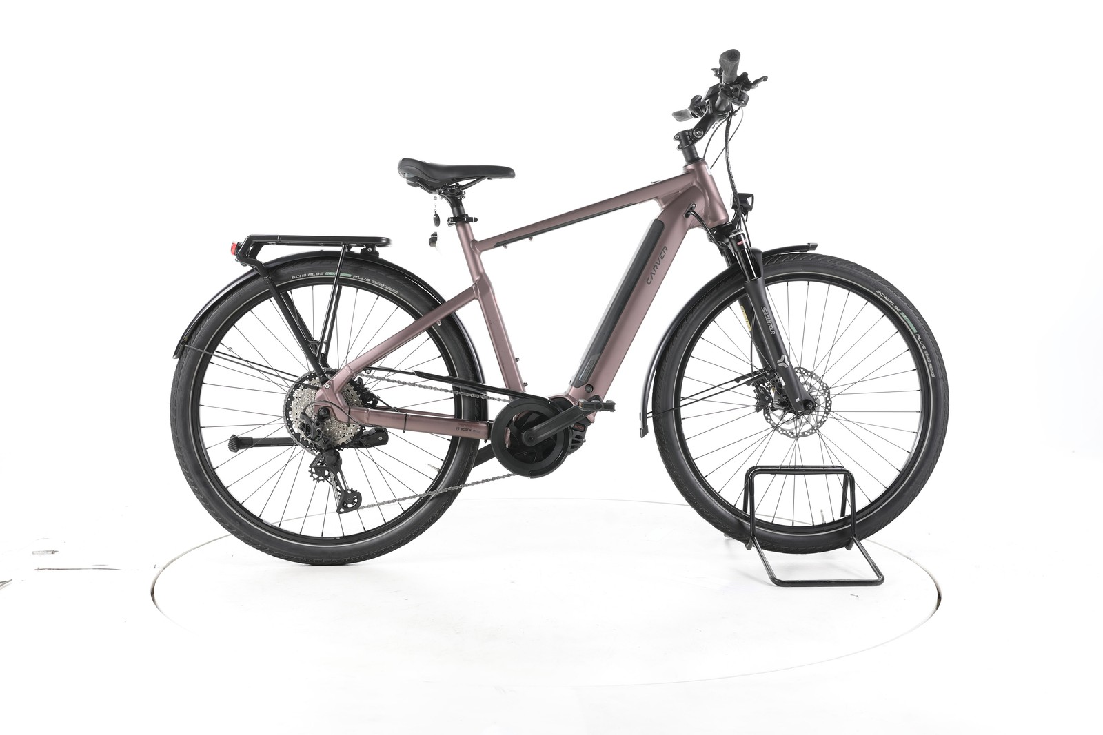 Carver Route E.530 Vélo électrique de trekking Bosch Batterie 625Wh 28" rose Pro
