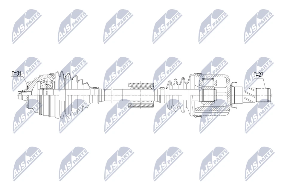 ANTRIEBSWELLE NPW-BM-256 FÜR MINI B37 C15 A 1.5L B36A15A B38A15A/A15F 1.5L 3cyl - Image 3 of 4