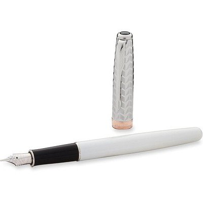 PARKER Füllhalter SONNET Feminin Metal Pearl G.C. (M) mit 18 Karat Goldfeder