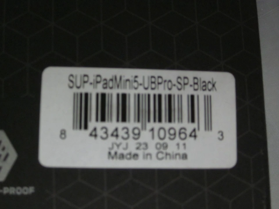 NEW Unicorn Beetle Pro Series Supcase Ipad Mini 5 Shockproof Black Case - Image 3 of 3