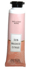 Bath  Body Works sun washed citrus Shea Butter Hand Cream 1 fl oz / 29 mL