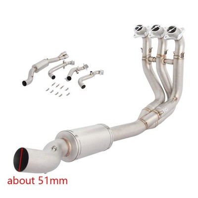 For Triumph Trident 660 2021-2025 Tiger 660 Motorcycle Exhaust Header Link Pipe