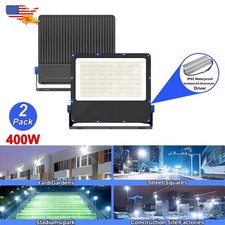 400w LED Flood Light Commercial Parking Lot Gas Station Outdoor Lighting 60000LM