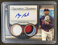2023 Topps Museum Byron Buxton Signature Dual Patch Auto #/299