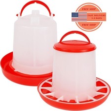 Kit de comedero para pollitos de 1 lb y bebedero de 1,5 l, contenedores colgante