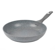 Image of Salter Frying Pan Non-Stick 28 cm Induction Marblestone Forged Aluminium Grey