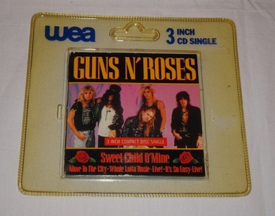 GUNS n ROSES SWEET CHILD O'MINE 3'' CD single - GEF 55CD Europe - 1989