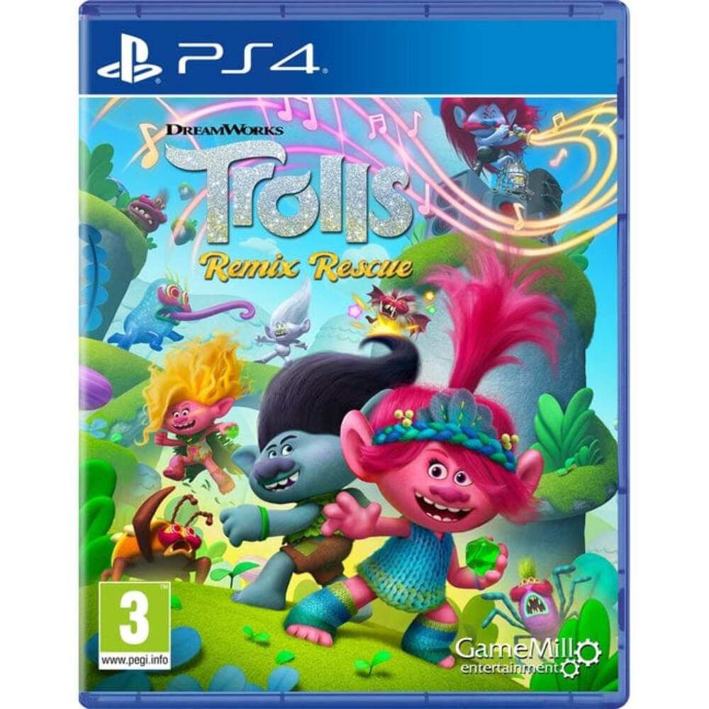 Trolls Remix Rescue PlayStation 4 Adventure (Disc) Action Game