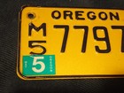 Lot of 3 Motorcycle License Plates California Oregon Washington As Is Decor NR — photo 3