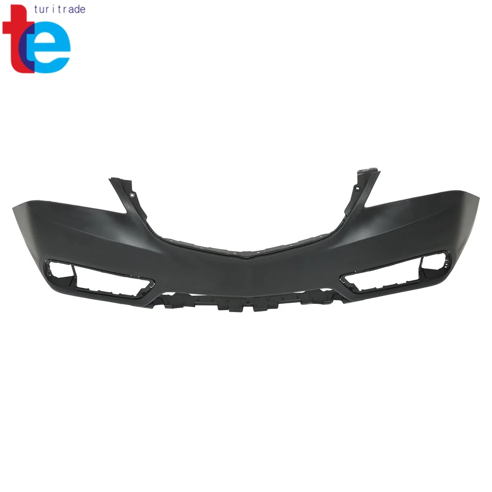Front Bumper Cover +Lower Grille For Acura MDX 2014-2016 W/ Fog Light Cut Foto 2 de 4
