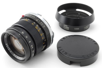 [MINT] Leica Summicron M 50mm f/2 Leitz Wetzlar Ver.2 II  Black Lens From JAPAN