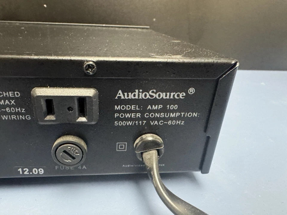 Audio Source AMP 100 Stereo power amplifier - Image 4 of 4