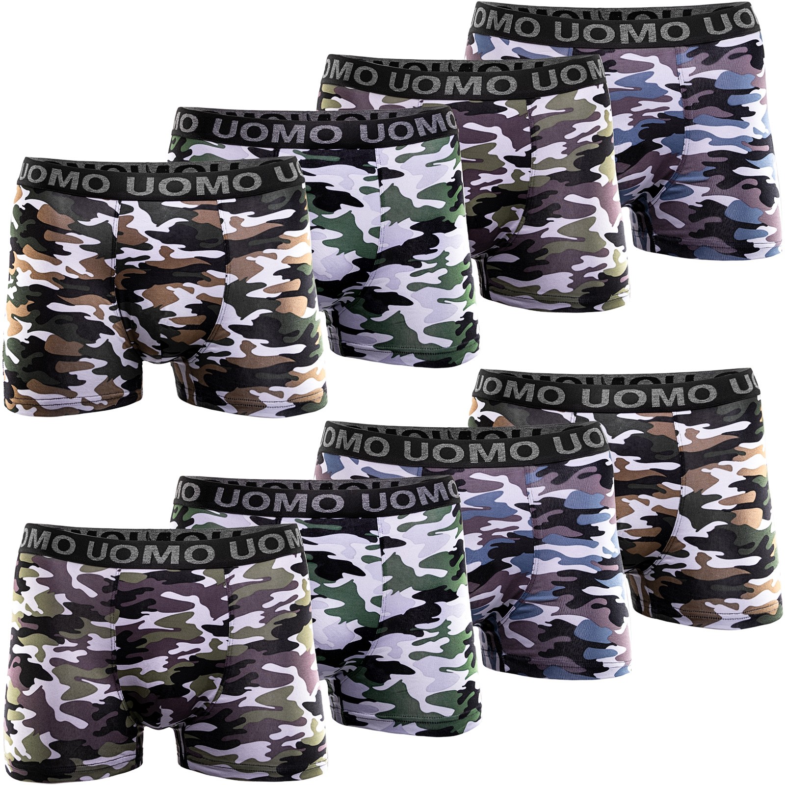 10er - 5er Pack Boxershorts Baumwolle Boxer Unterwäsche Unterhose Herren M-  6XL