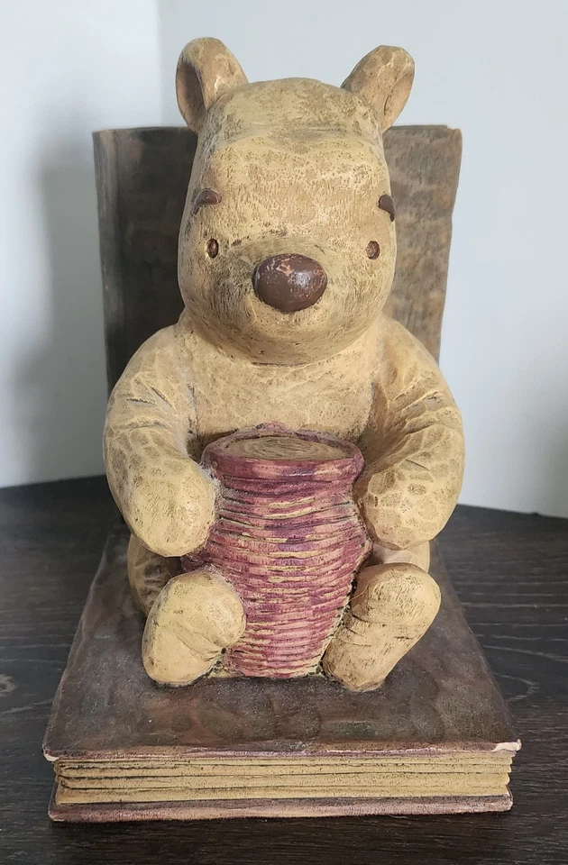 Sujetalibros clásicos vintage de Winnie the Pooh ~ Pooh Bear ~ guardería ~ libros algunas fichas Foto 2 de 4