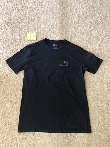 5.11 Tactical Men's XLarge T-Shirt Five Eleven Tactical Military Black Cotton