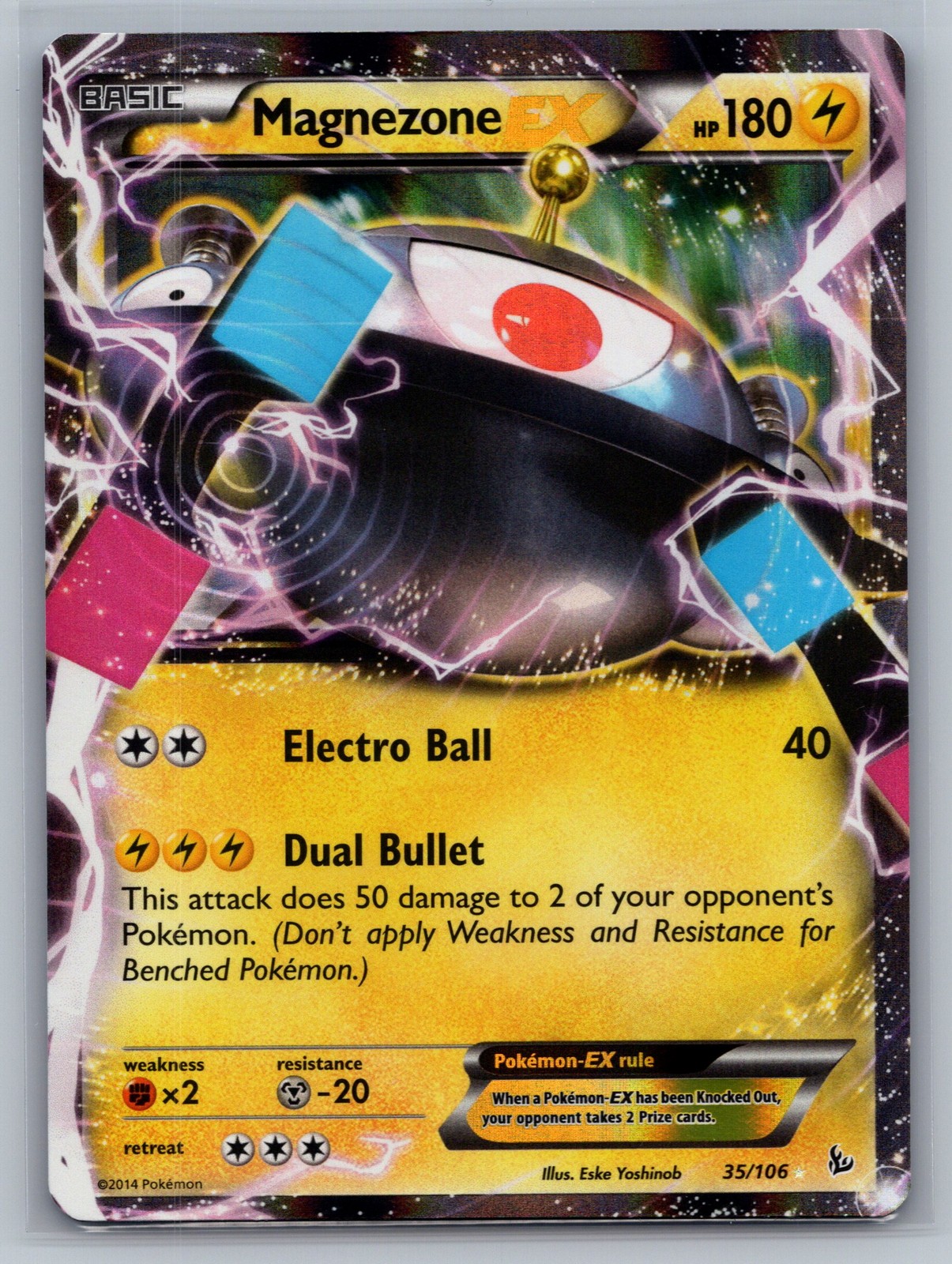 Magnezone EX XY - Flashfire #35/106 Ultra Rare,Holo Pokemon Card