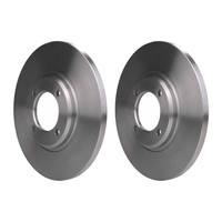 2 Bremsscheiben Voll Ø 68,6 Mm 12,6 Mm Hella Passend FüR U.A. Ford Taunus