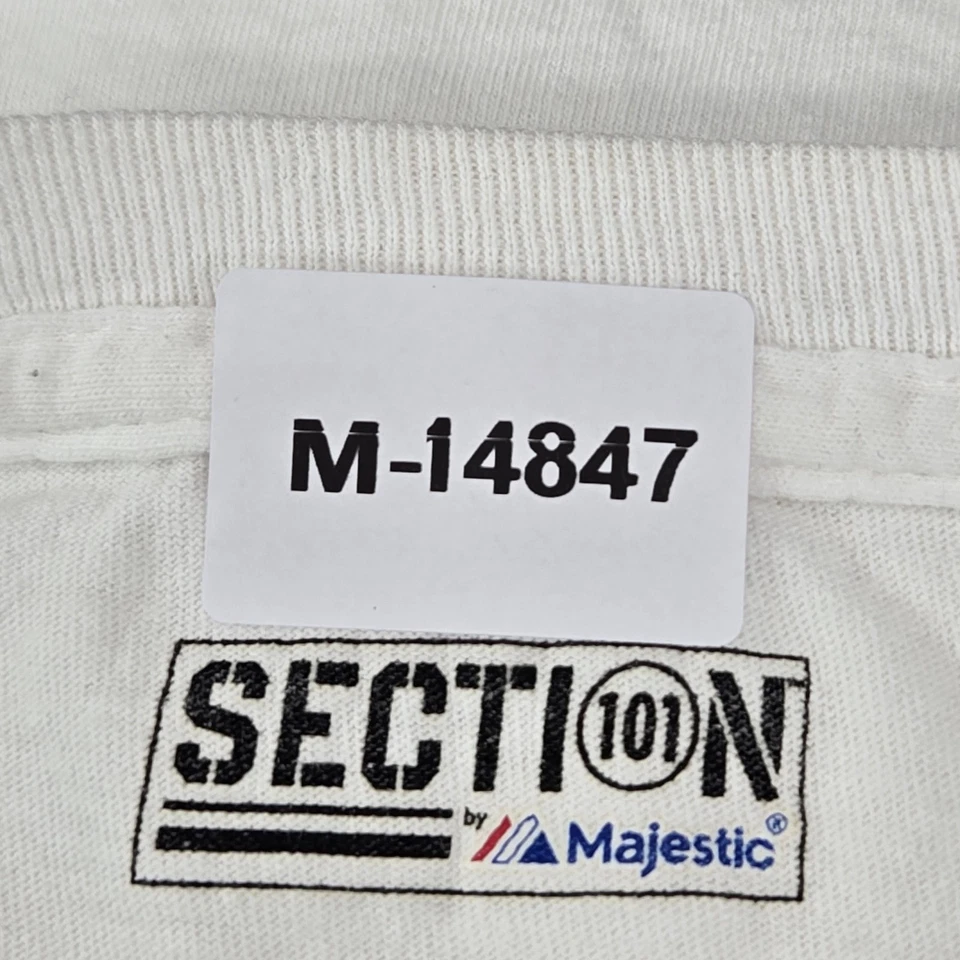 North Carolina Tar Heels Men Shirt XL White Section 101 By Majestic READ - Image 2 of 4