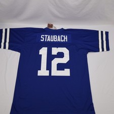 NWT Roger Staubach #12 Dallas Cowboys 1971 Mitchell & Ness Jersey Blue 2XLB