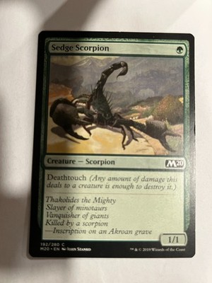 Sedge Scorpion - 2020 Core Set M20 - Magic the Gathering MTG Nice!