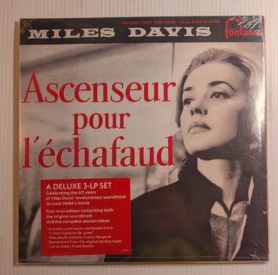 MILES DAVIS  Ascenseur Pour L'échafaud 3LP 10'' set SEALED