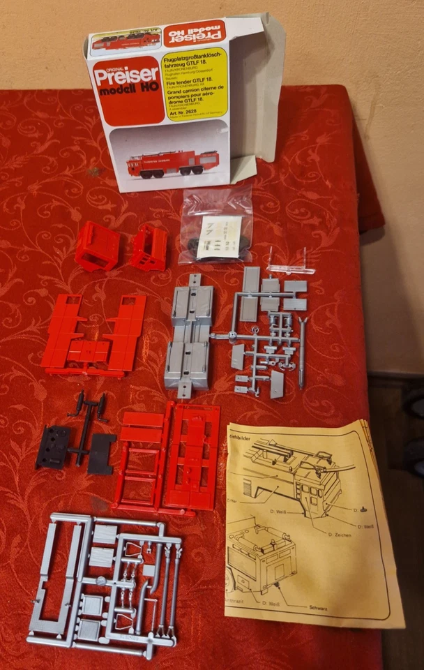 Preiser,2628,Faun Flugplatzgroßtanklöschfahrzeug,Neu+OVP,1:87 H0,selten - Bild 4 von 4