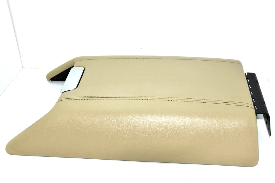 💎 Lincoln Navigator 2003-2006 beige consola delantera luz cuero reposabrazos tapa OEM Foto 4 de 4
