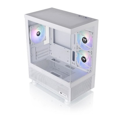 PC Gehäuse Thermaltake View 170 TG ARGB Computer Tower Case, weiß snow white TOP