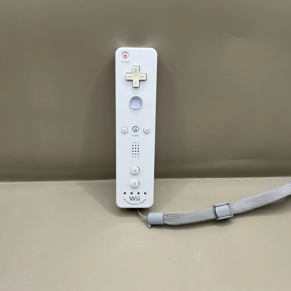 Wii Mote Controller Nintendo Wii Telecomando Wii Joystick Originale Bianco - Immagine 2 di 4