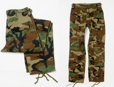 90s Army Cargo Pants Cotton Utility Combat Trousers 30 x 31