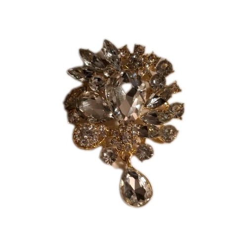 Crystal Brooch Pin