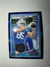2025 Donruss Optic Football Rated Rookie Jackson Hawes Purple Shock