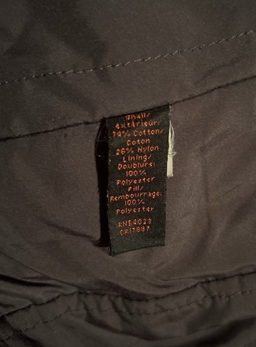 Banana Republic Jacket Mens Small Off White Long Full Zip Multiple Pocket - Picture 21 of 21