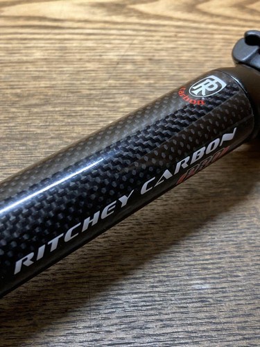 Ritchey Pro Carbon Seatpost 31.6mm x 350mm Offset 25mm Black Used - Foto 10 di 10