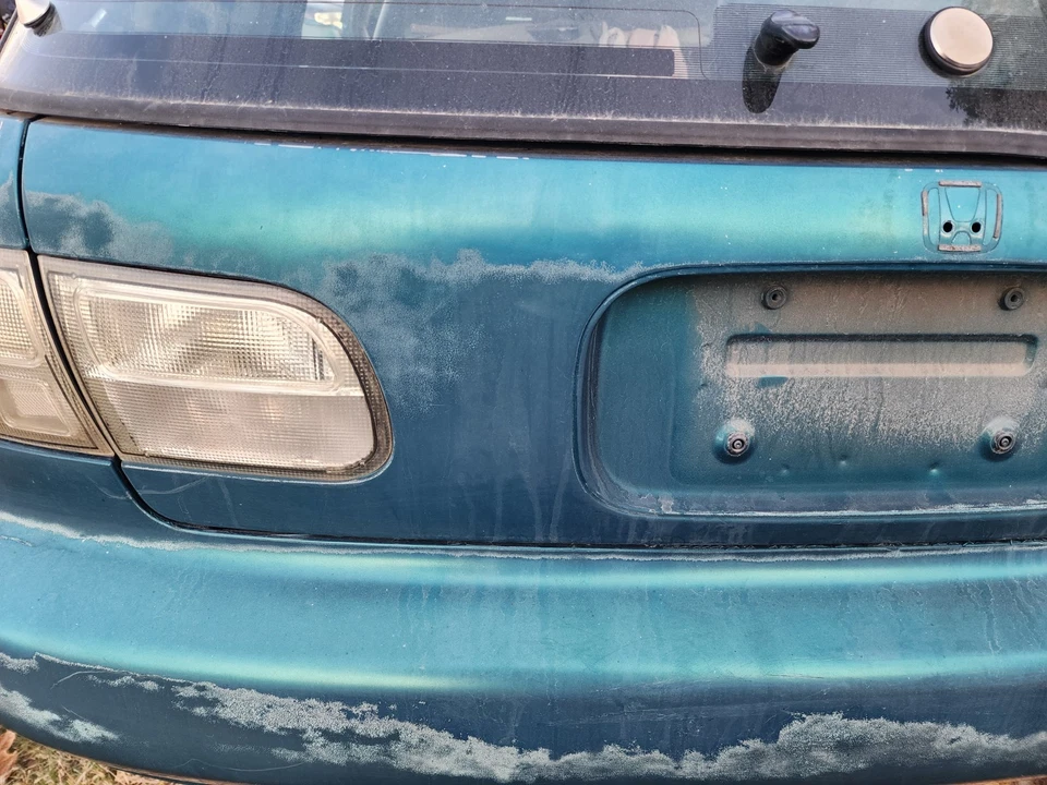 Honda Civic 1992-1995 hatchback 3 puertas cubierta tapa puerta trasera ¡Sin luces altas!! Foto 4 de 4