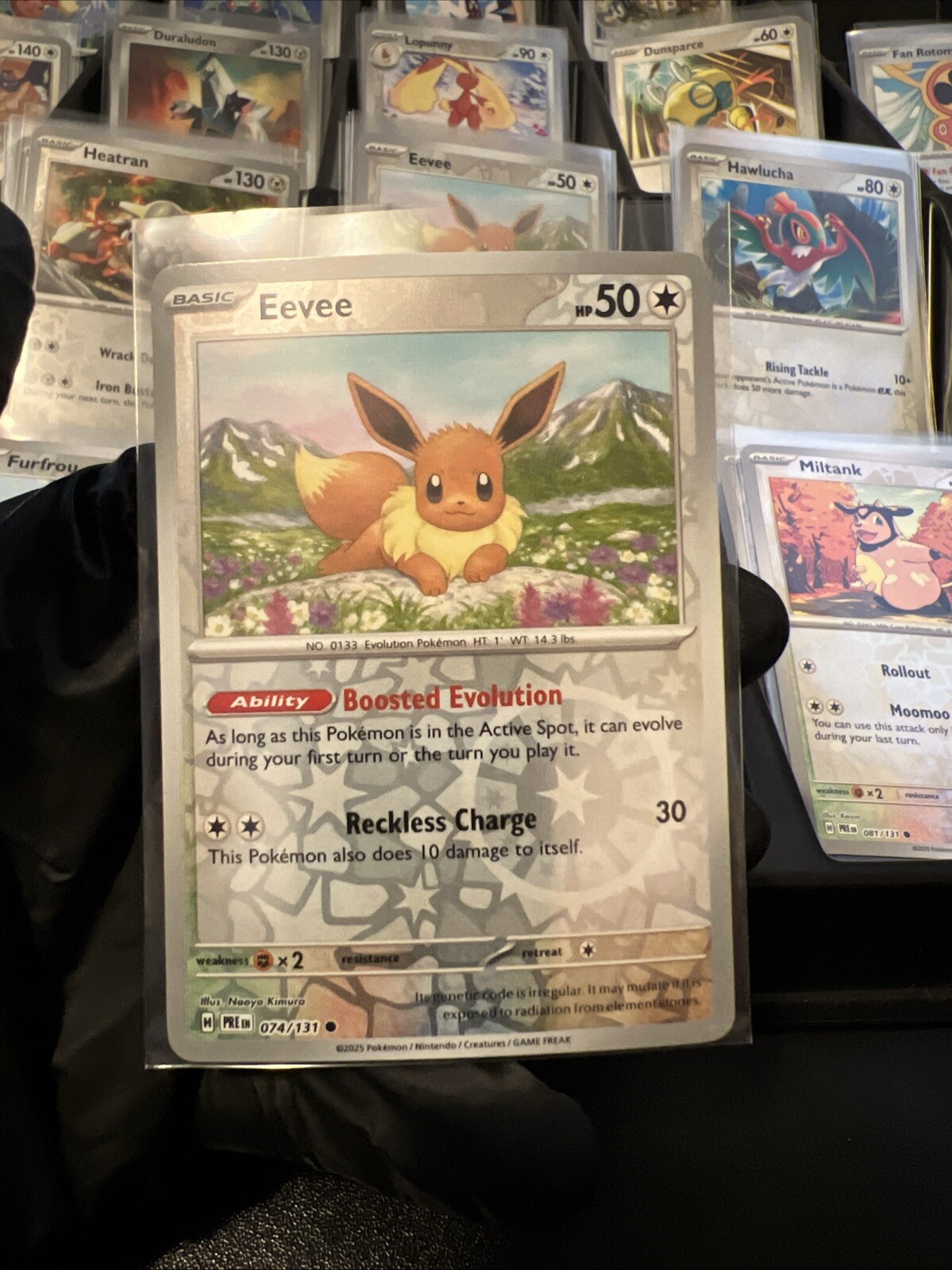 Eevee 074/131 Sv: Prismatic Evolutions Reverse Holo