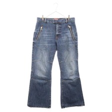 DIESEL D-ISMIS-S Pocket Zip Jeans Wide Denim Pants Indigo A10826 Used