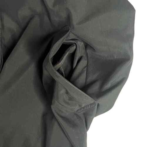 Vintage Saks Fifth Avenue Drizzle Double Collar Long Black Coat Size XL - Picture 7 of 13