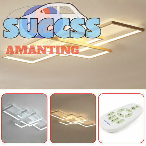 Modern Acrylic LED Ceiling Light Flush Mount Lamp Living Room Bedroom Chandelier - Bild 2 von 33