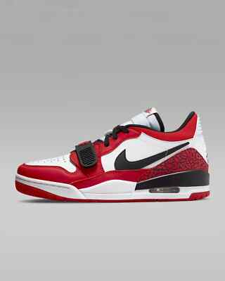 New Nike Air Jordan Legacy 312 Low Shoes Sneakers - White/ Gym Red