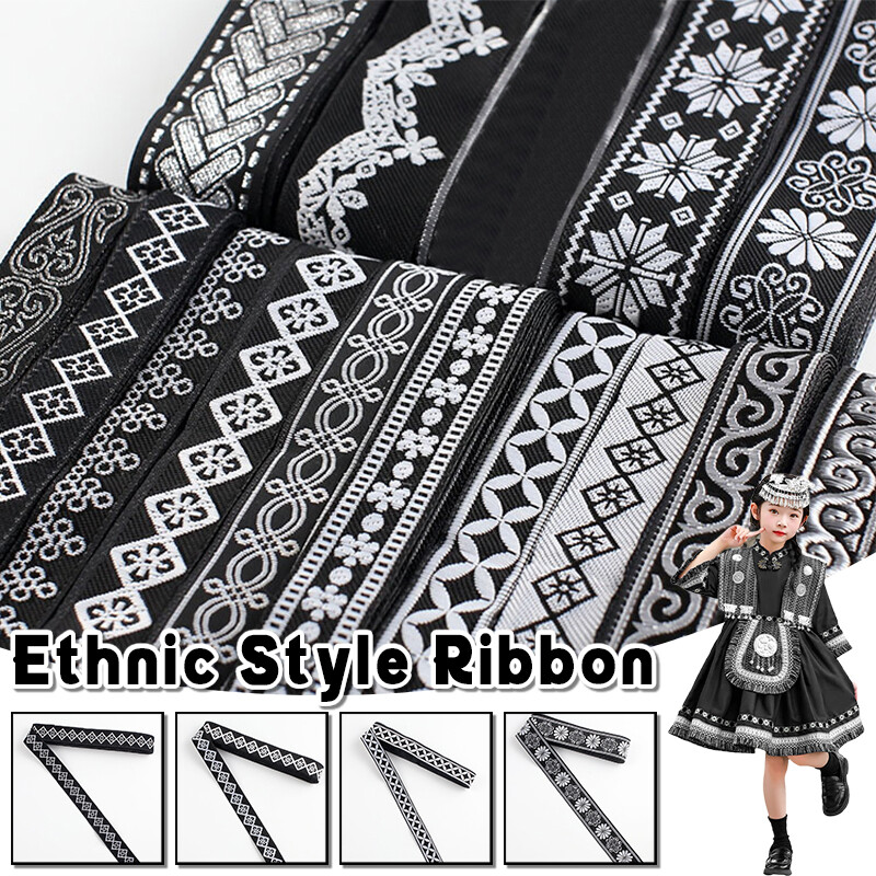 Ethnic Chinese Lace Webbing Tape for Clothing Curtains DIY Sewing Craft