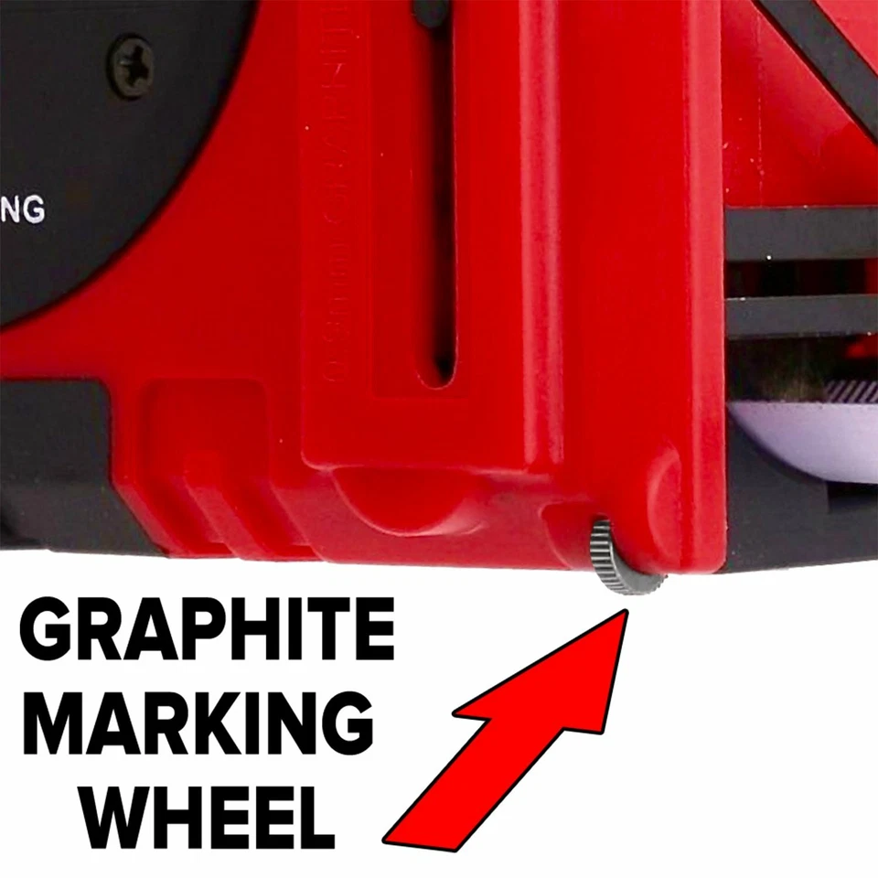 25' Foot QUICKDRAW PRO Self Marking Measuring Tape Built in Pencil Power Locking - Image 4 of 4