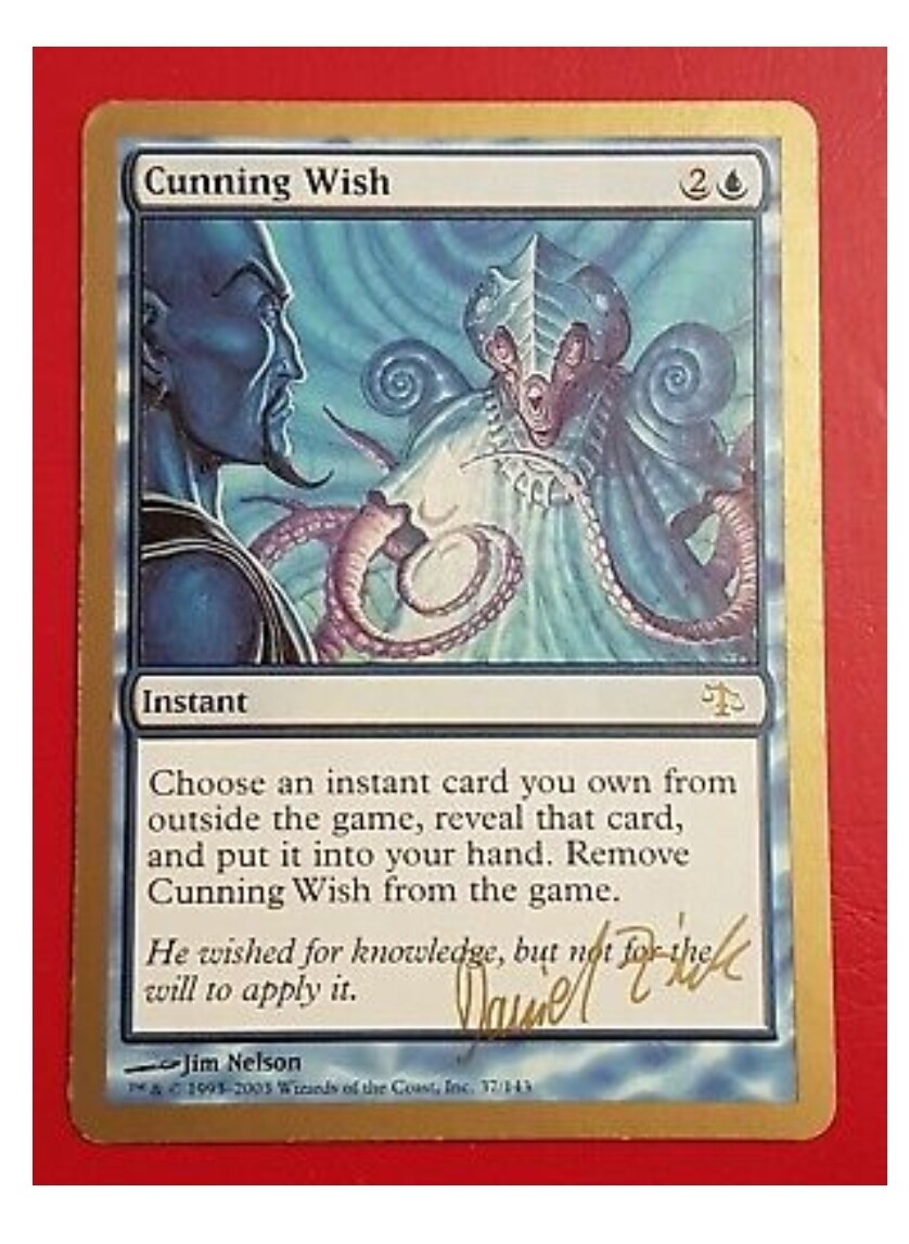 C230 | JUDGEMENT CUNNING WISH WORLD CHAMPIONSHIP 2003 DANIEL ZINK MTG 2005 NM