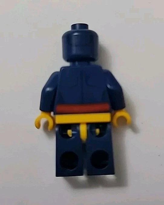 LEGO CYCLOPS minifigure MARVEL 76022 figure sh0117 SH117 x-men Dark Blue Outfit - Image 2 of 4