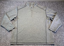 Boy Scouts Sweater Mens XL BSA 1/4 Zip Pullover Green Sweatshirt