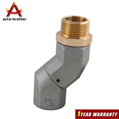 1 Inch Fuel Hose Swivel 360 Rotating Connector for Fuel Transfer Pump Nozzle