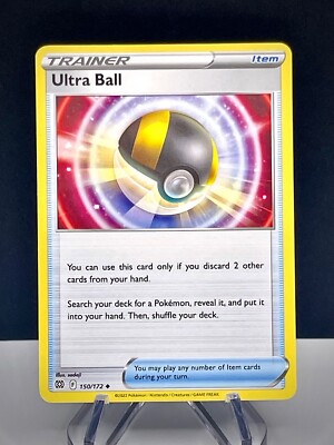 Pokemon TCG - 4x Ultra Ball Trainer Cards (Scarlet & Violet Set, NM Condition) 10 thumbnail image
