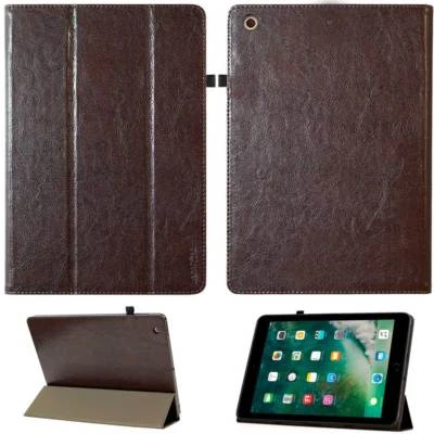 Premium Leder Cover Apple iPad 2017 iPad 5 Tablet Schutzhülle Case Tasche braun - Bild 1 von 4