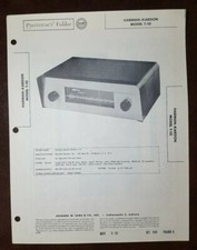 Set 350 Folder 6 Sams Photofact Rare Vintage Harman-Kardon