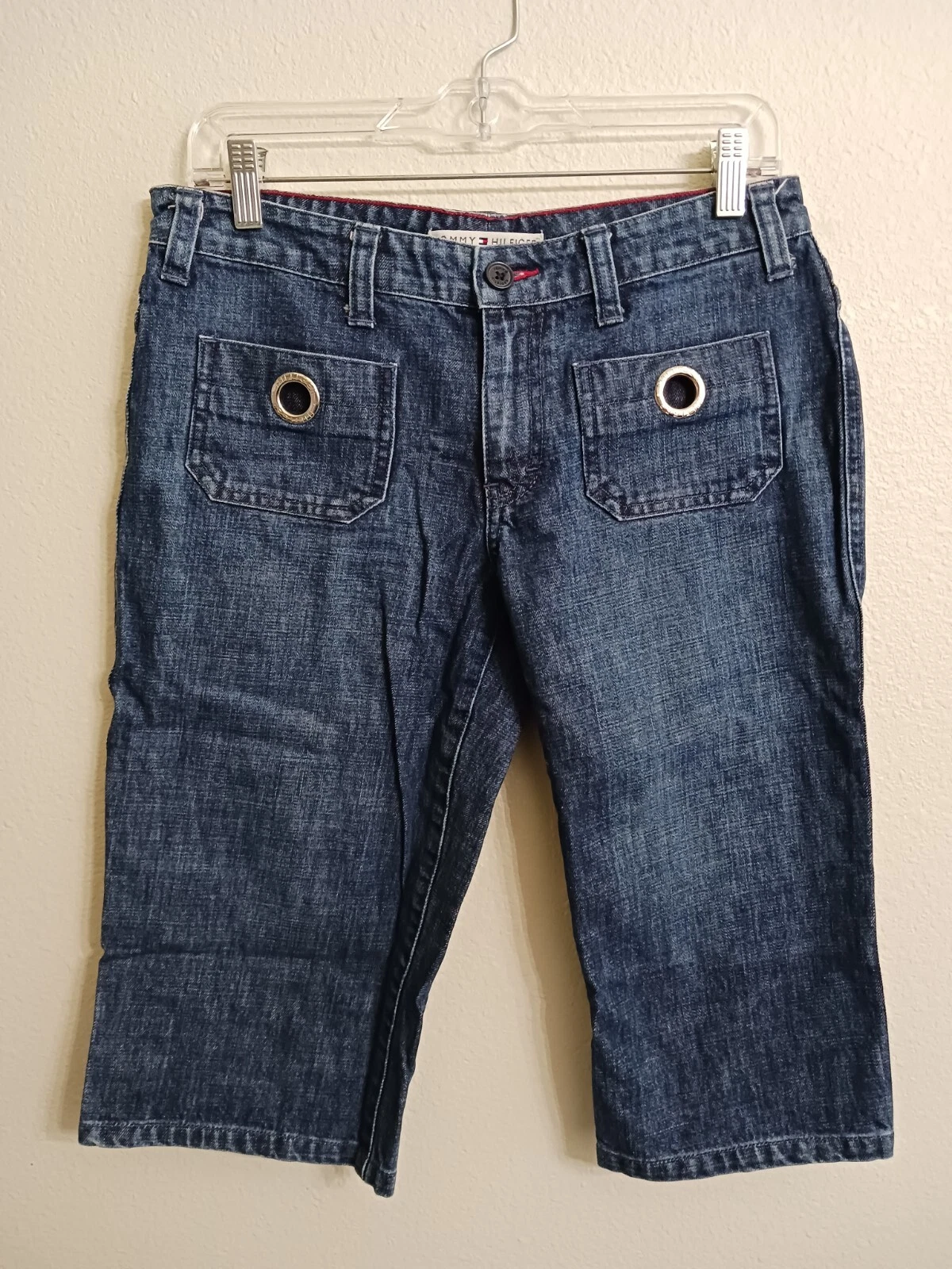 Tommy Hilfiger 23" Waist Size 6 Womens Denim Capris Cropped Pants